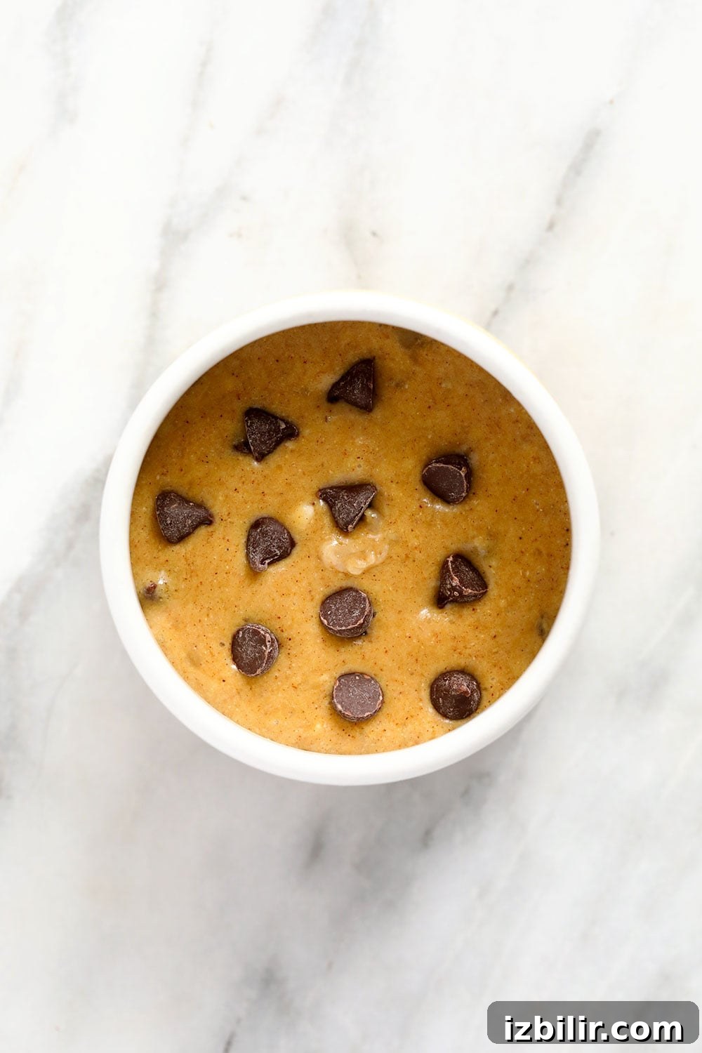 Microwave Banana Mug Cake in 2 Minutes 4 mixing banana mug cake batter