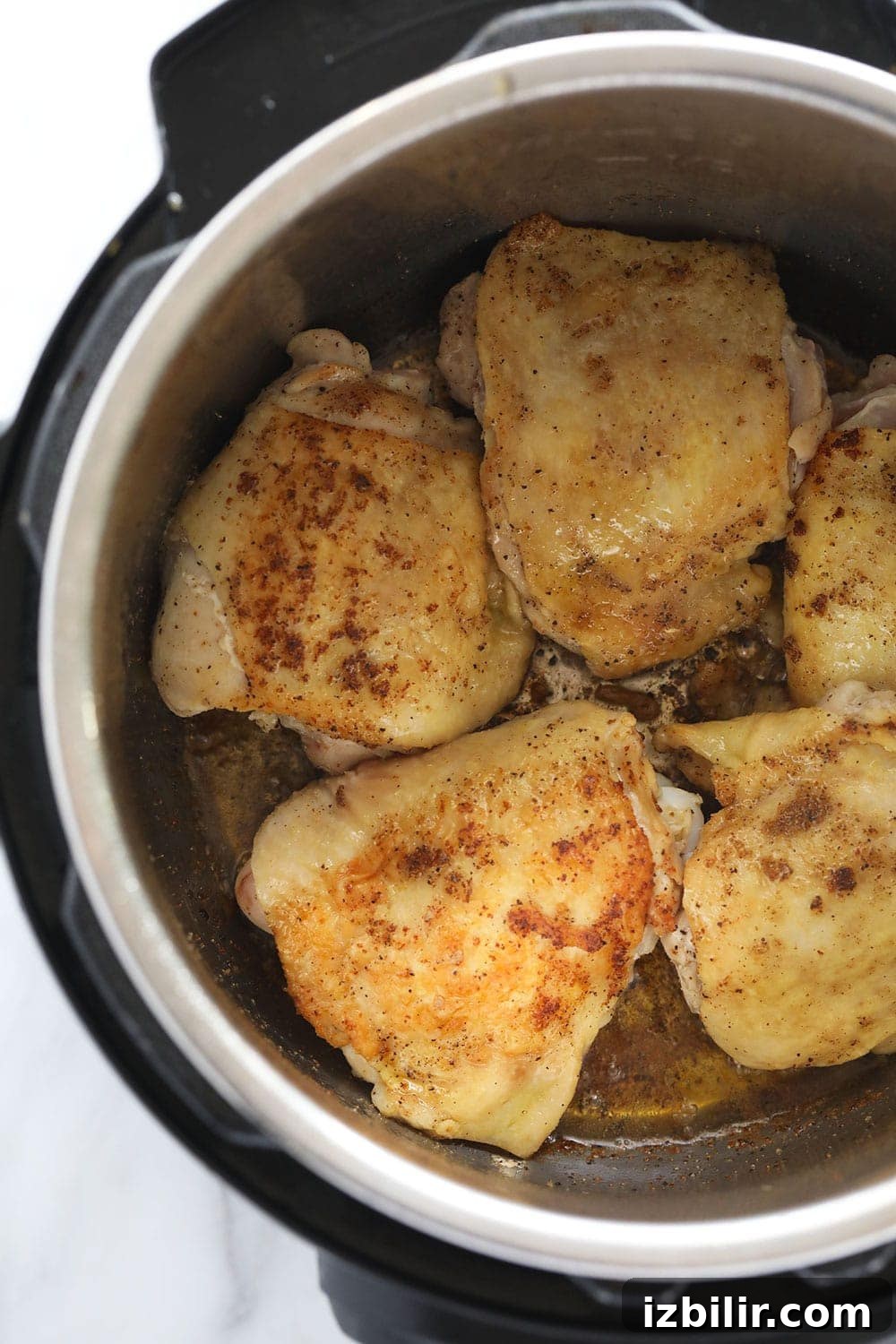 Instant Pot Chicken Thighs chicken thighs in Instant Pot