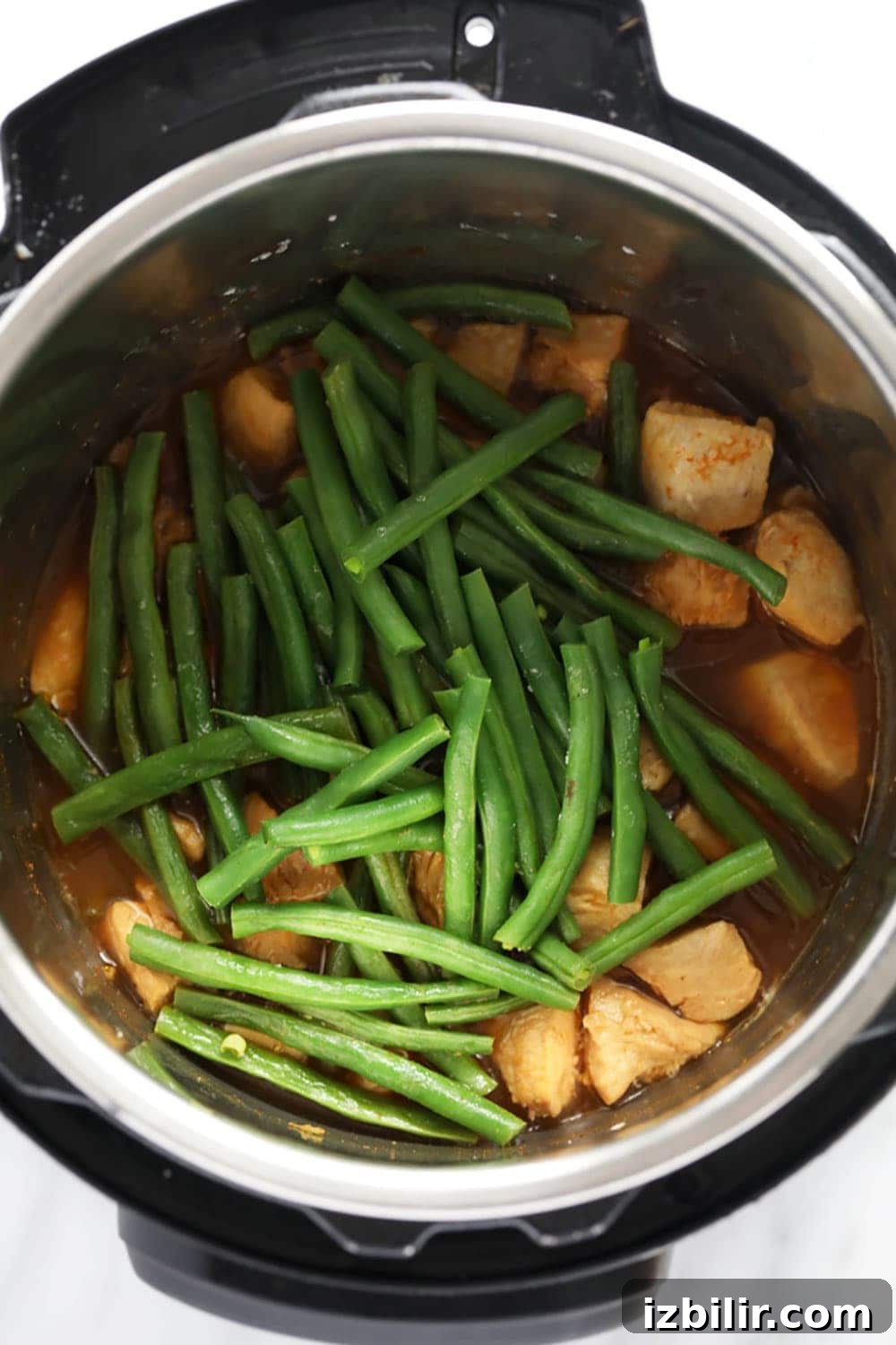 Chicken and green beans in the Instant Pot Chicken and green beans in the Instant Pot