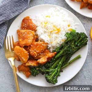 Instant Pot Orange Chicken with Sticky Mandarin Sauce 2 orange chicken
