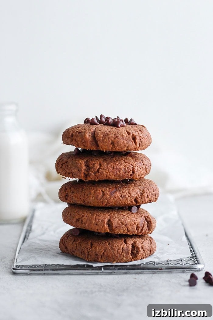 protein cookies stacked 