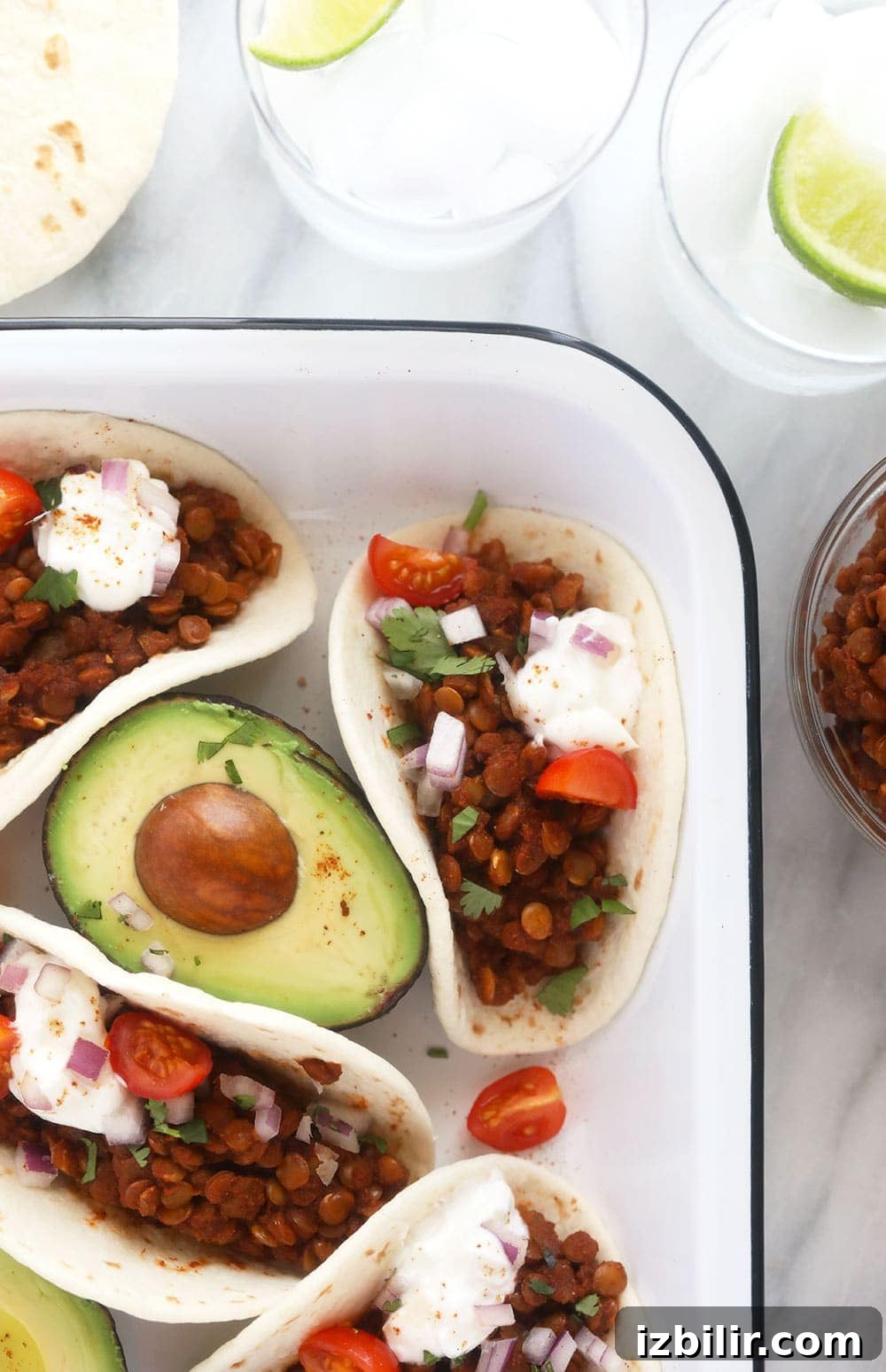 Instant Pot Lentil Tacos
