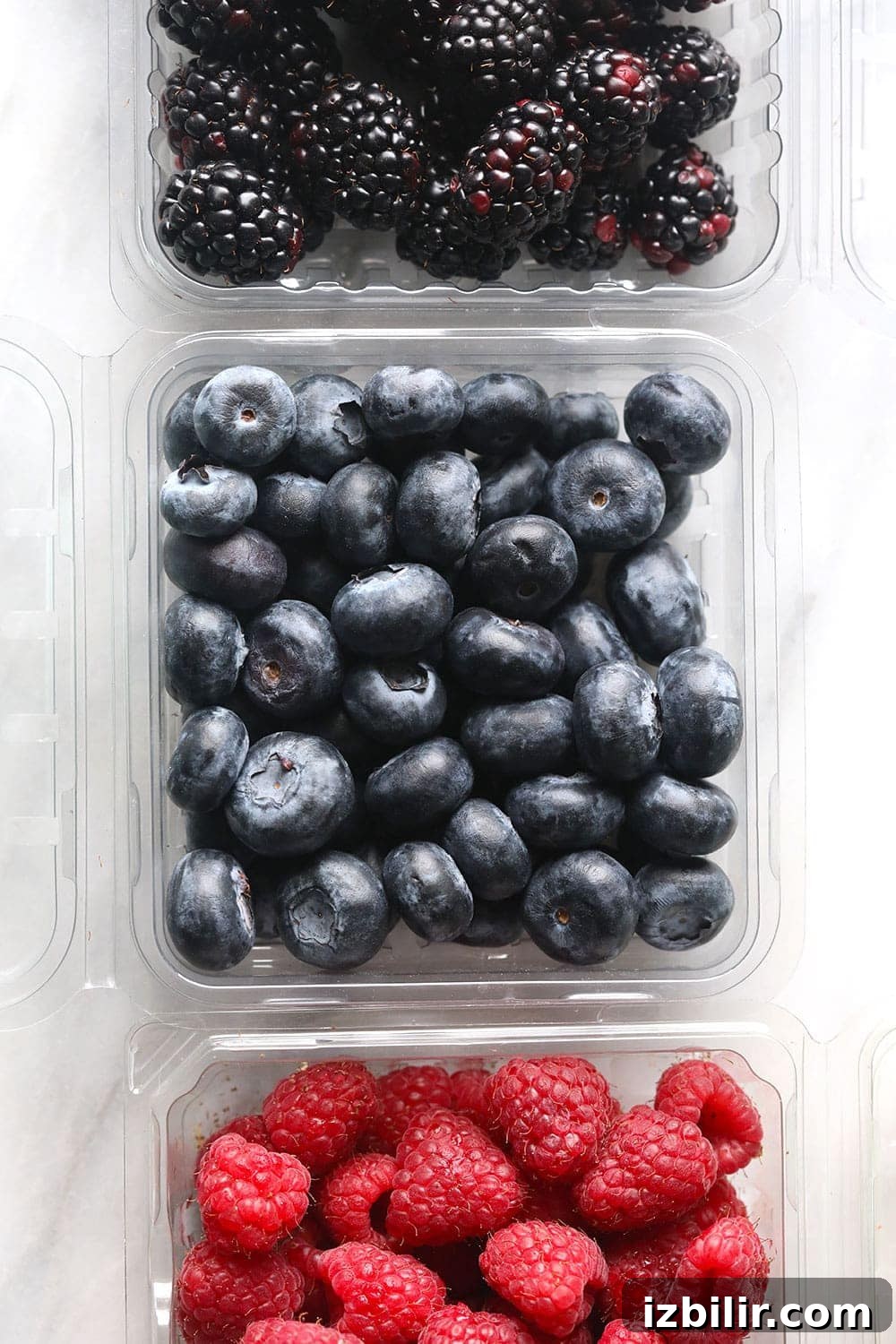 Fresh berries for Triple Berry Breakfast Bread Fresh berries.