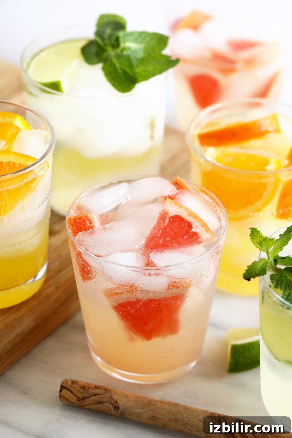 Prepared homemade hard seltzer