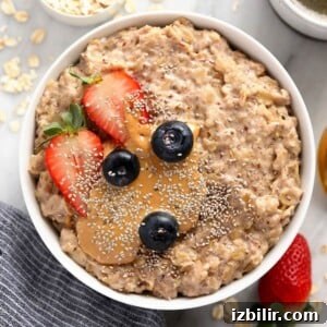 superfood oatmeal in a bowl