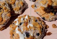 Buttery Blueberry Cottage Cheese Biscuits with Streusel