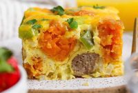 Dump-and-Bake Sweet Potato Breakfast Casserole
