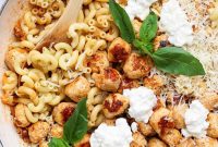 Bite-Sized Cottage Cheese Meatballs with Pasta