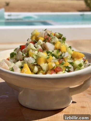 Mango Habanero Fish Ceviche