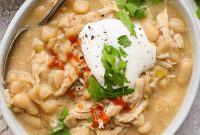 Crockpot White Chicken Chili Recipe (Slow Cooker)
