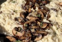 Creamy Wild Mushroom Risotto with Roasted Garlic Recipe